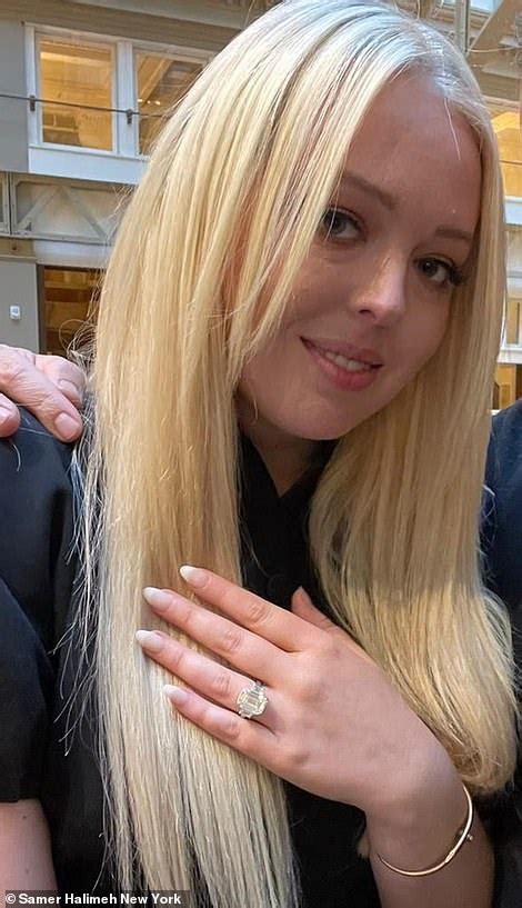 tiffany trump upgraded to a 1 5 million engagement ring for her wedding to michael boulos