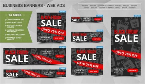 25 Banner Ad Templates Free Sample Example Format Download