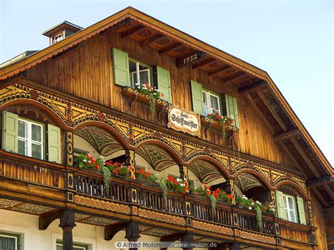 Photo Of Traditional Bavarian House In Schoenau Königssee Bavaria