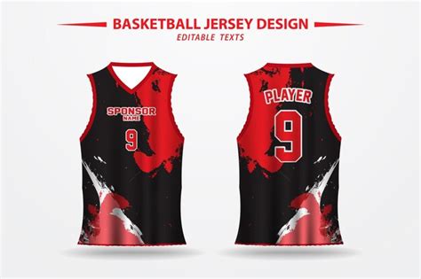 Premium Vector Basketball Jersey Design For Sublimation Printing