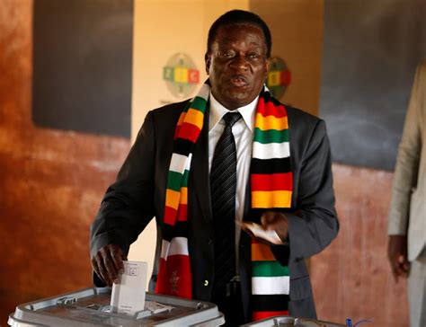 Zanu Pfs Emmerson Mnangagwa Wins Zimbabwe Election