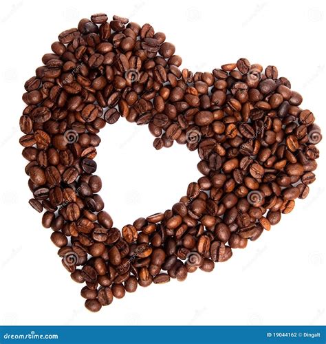 Coffee Heart Stock Photo Image Of Heap Black Macro 19044162