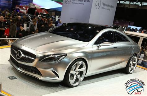Silver Car Made By Mercedes Benz Concept Style Coupe Chicago Auto