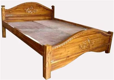 Teak Wood Bed Double Cot 46 Size टीक बेड सागौन की लकड़ी का पलंग In