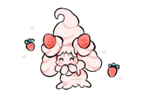 Alcremie Pokemon Png Hd Isolated Png Mart