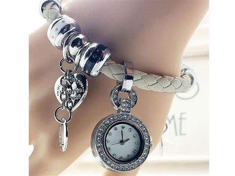Pack Of 2 Multi Charm Bracelet Watches Price In Pakistan M009030