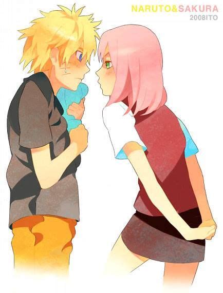 Naruto Uzumaki X Sakura Haruno Narusaku Heaven And Earth Orange Yellow And Pink Red Hero