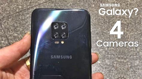 Samsung Galaxy With Four Rear Cameras Youtube