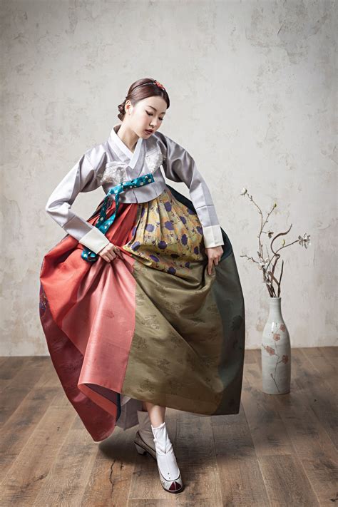 Hanbok Korean Traditional Clothes Dress Modernhanbok Korean Traditional Dress Modern