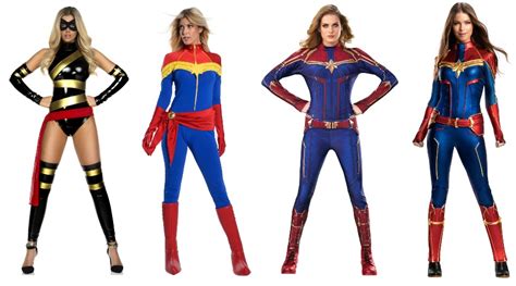 Womens Classic Captain Marvel Cosplay Costume Ubicaciondepersonas