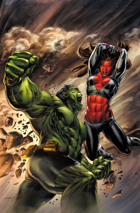 Red She Hulk Marvel Comics