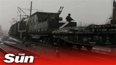 Russia Deploys Armoured Train For Reconnaissance And Demining Tasks In