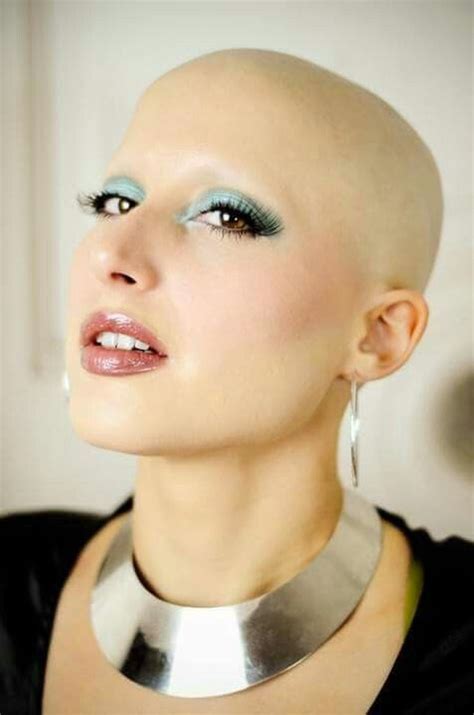 Love Bald Women Bald No Eyebrows Extremely Beautiful Agreed