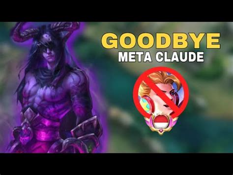 Goodbye Meta Claude Moskov One Shot Build Mobile Legends Youtube