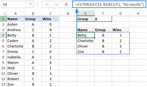 Excel FILTER Function Dynamic Filtering With Formulas 2022