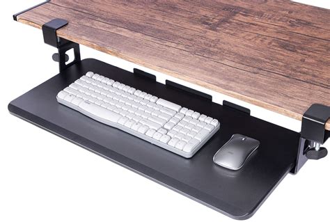 Buy Huanuo Large Keyboard Tray 264 X 118 Ergonomic Clamp Stand