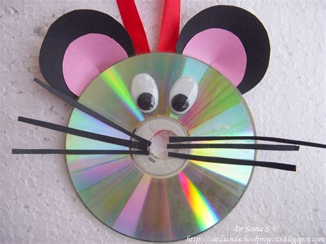 Cards Crafts Kids Projects Recycled Cd Craft