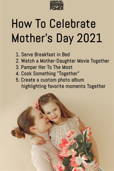 How To Celebrate Mothers Day 2021 Unravel Brain Power