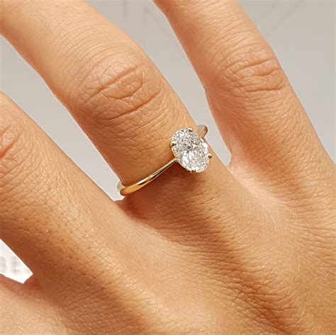 1 Carat Diamond Ring Oval Diamond