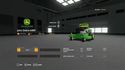 John Deere Stand On Mower V10 Fs19 Farming Simulator 2022 19 Mod