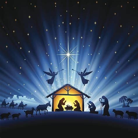 Pin by shirley huelsnitz on stitchery cards | Christmas nativity scene, Nativity silhouette ...
