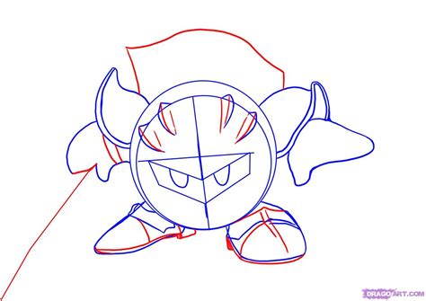 Meta Knight Un Coloring Pages Monaicyn Kitchen Ideas