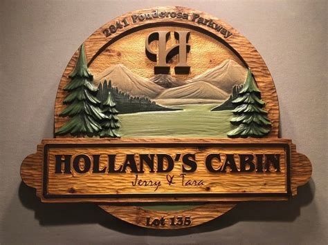 Custom Carved Cabin Signs Wood Signs Handmade Signs Rustic Etsy