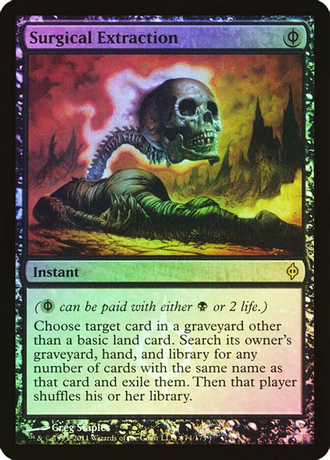 Mtg Foil Surgical Extraction Buy A Box Promo General Card Ebay