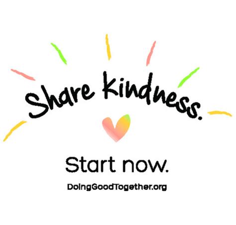 Doing Good Together Share Kindness Campaign Custom Ink Fundraising