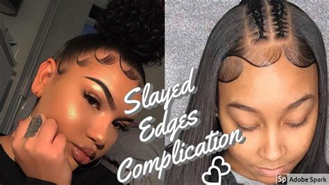 🤩slayed Edges Compilation 2020🤩how To Slay Your Edges