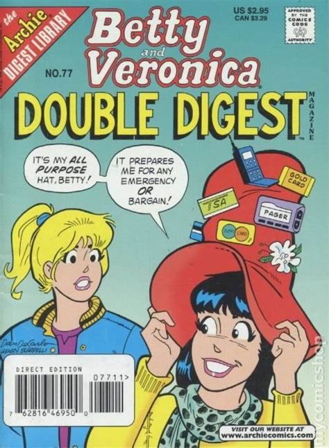 Betty And Veronica Double Digest Comic Books Issue 77 1998 2000