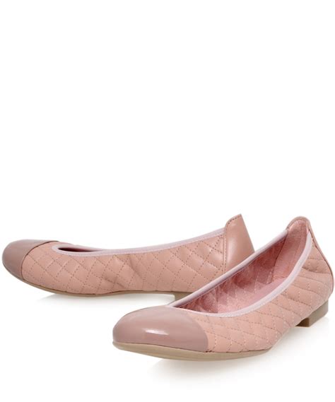 Lyst Pretty Ballerinas Pink Shirley Quilted Leather Ballet Flats In Pink