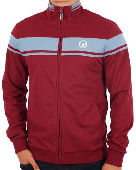 Sergio Tacchini Masters Track Top Claretblue 80s Casual Classics