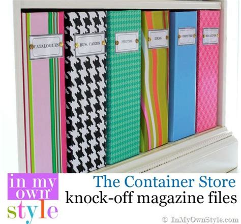 If you need help setting up your label template, you are in the right place. Organizing Ideas: Colorful Magazine Files + Free Labels ...