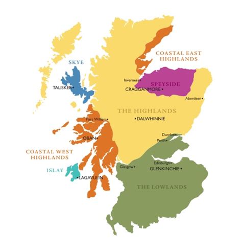 There are also some less peaty drams. Zonas productoras de Whisky | Vinos, destilados, recetas ...