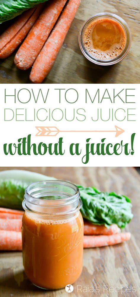 Although i'm not personally endorsing juice cleanses, i can vouch for the revitalizing power of a good green juice. How to Make Delicious Juice Without A Juicer