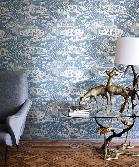 You really shouldn't be having two and a half meter lengths that match top and bottom and not in the middle. Farrow & Ball launch new metallic wallpaper collection for ...