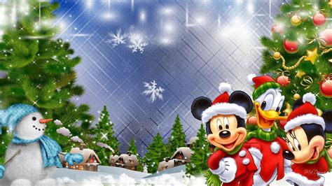 Mickey Mouse Christmas Backgrounds Wallpaper Cave