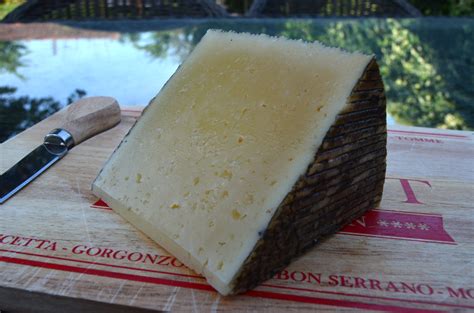 Manchego Curado Local Cheese From Castilla La Mancha Spain
