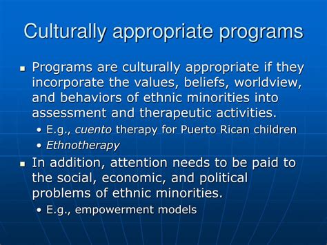 PPT - Cultural Diversity and Mental Health Treatment ...