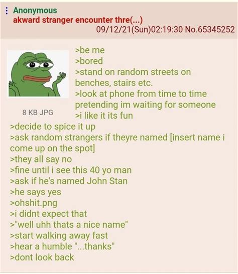 anon pretends to wait for people r greentext greentext stories know your meme