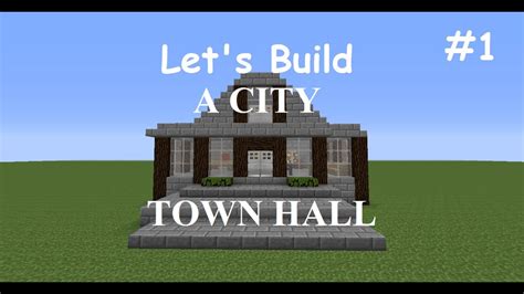Think about joining our roleplaying server where you can make a character as a simple peasant and ascend to a mighty king. Minecraft Town Hall | Jordan Linna