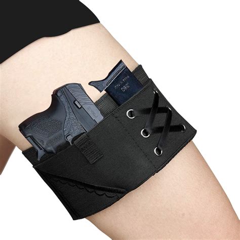 Kosibate Garter Holster Thigh Holster For Women Lace Double Tactical