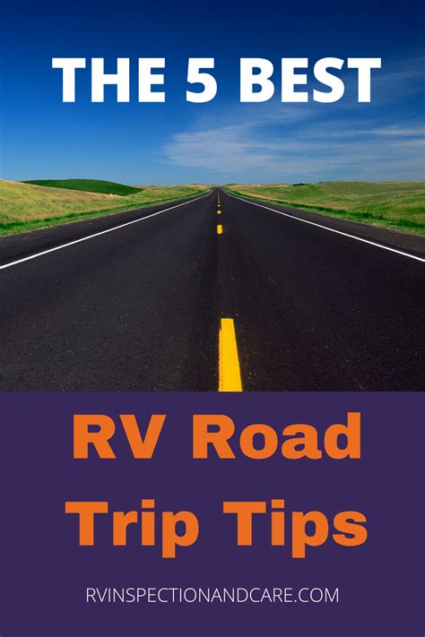 The 5 Best Rv Road Trip Tips