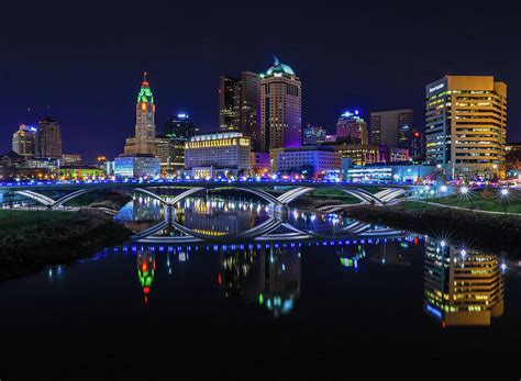 Downtown Columbus Ohio Skyline Photograph By Dan Sproul