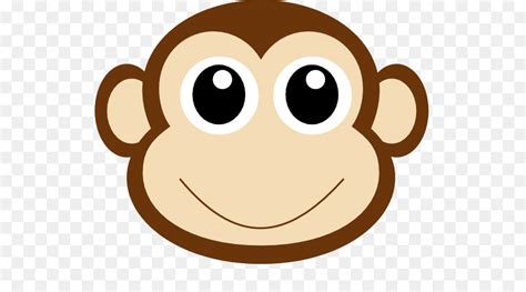 Monkey Face Cartoon - Cartoon cheeky monkey face head ape chimp