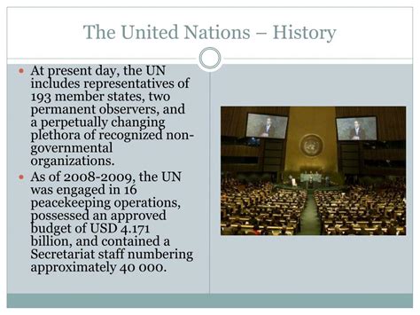 United Nations History