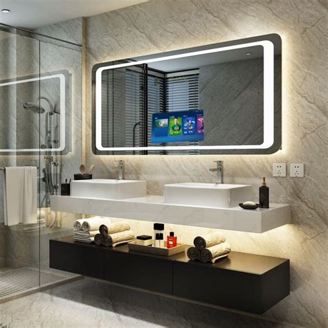 Led Smart Tv Mirror In 2020 Led Mirror Bathroom Design Luxury Led Infinity Mirror