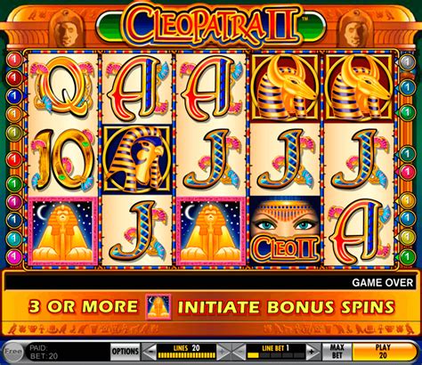 Colección de máquinas tragamonedas de casino gratis para todos los aficionados a los juegos de azar. Jugar Tragamonedas - Cleopatra II™ Gratis Online