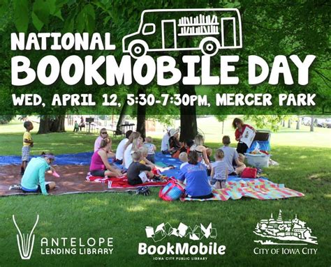 National Bookmobile Day Event At Mercer Park Iowa City Public Library